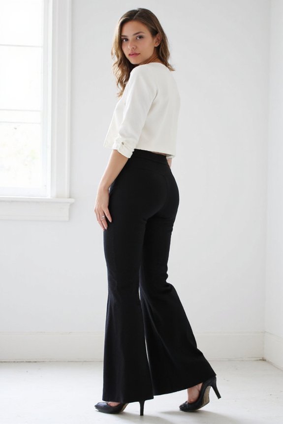 flared leggings for balance