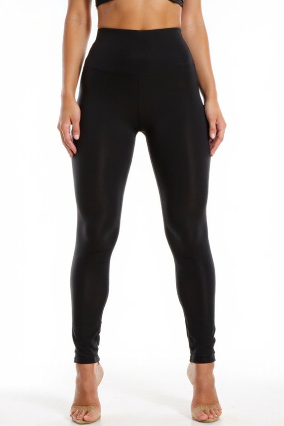 flattering high waisted leggings style