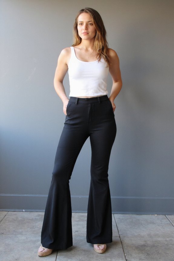 balanced proportions with leggings