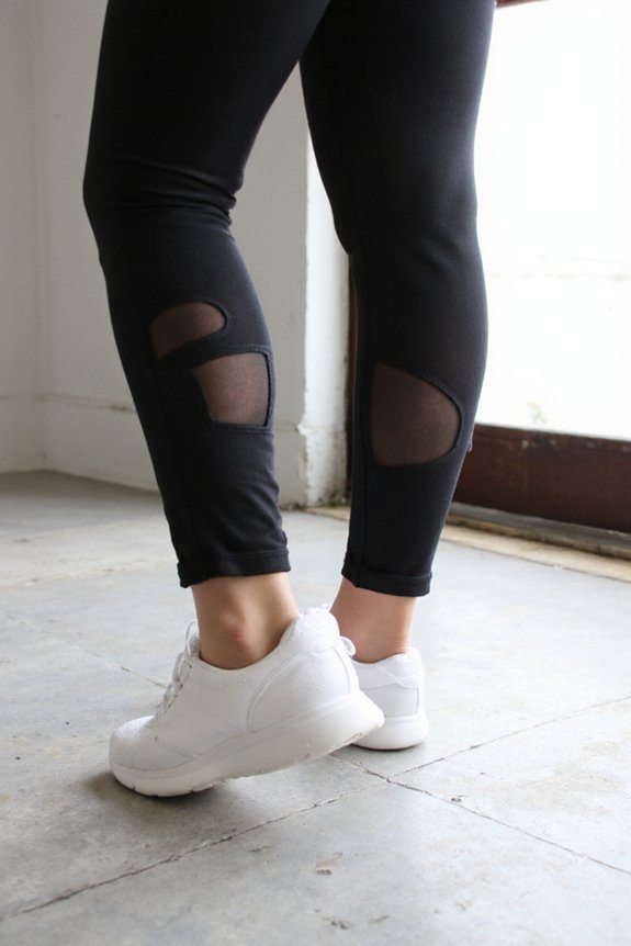 breathable edgy athletic leggings