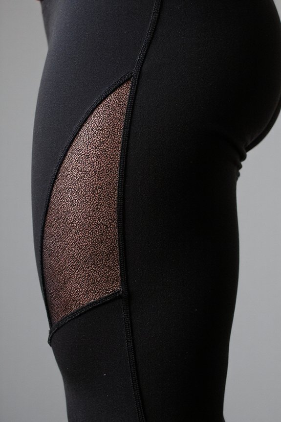 breathable mesh workout leggings