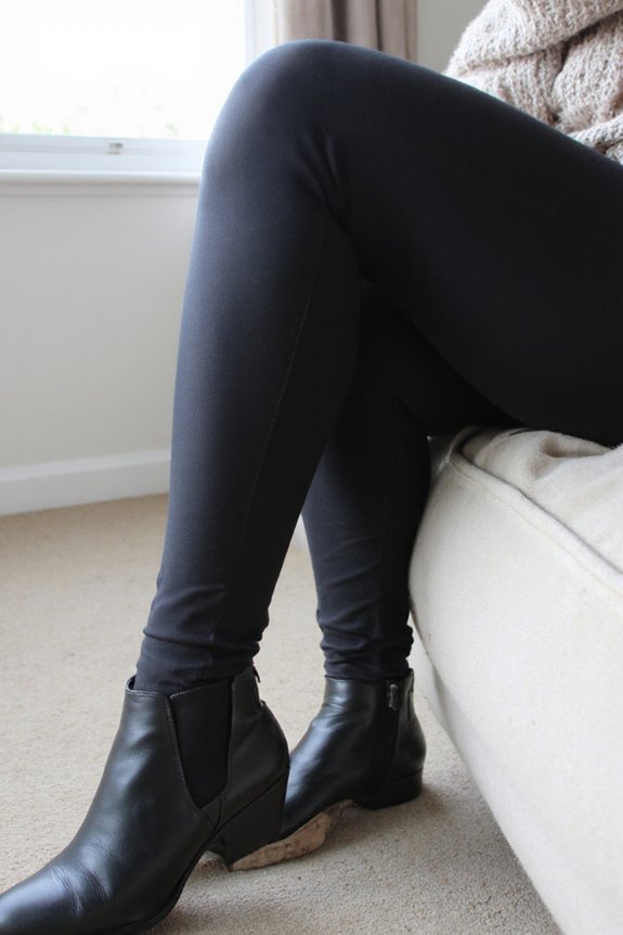 comfortable moderate compression leggings