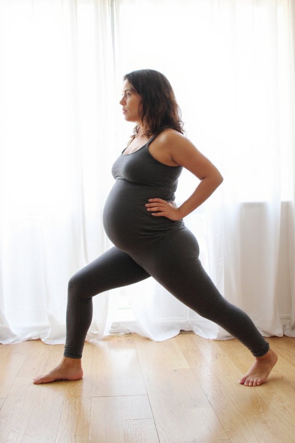 comfortable prenatal activewear leggings