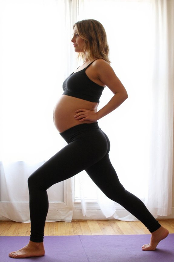 comfortable seamless maternity leggings
