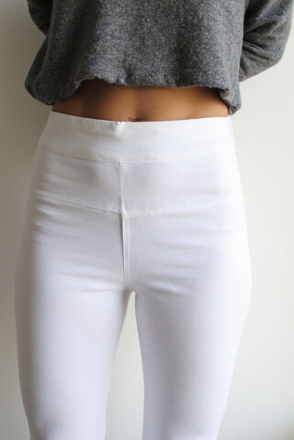 comfortable wide waistband leggings