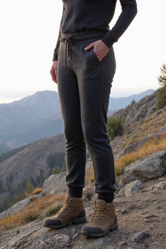 comfortable wool jogger leggings