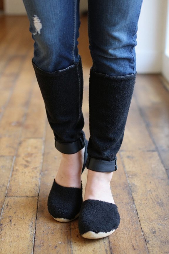 cozy fleece lined winter leggings