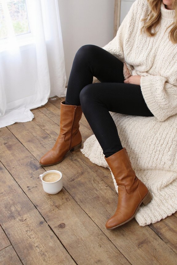 cozy thermal leggings style