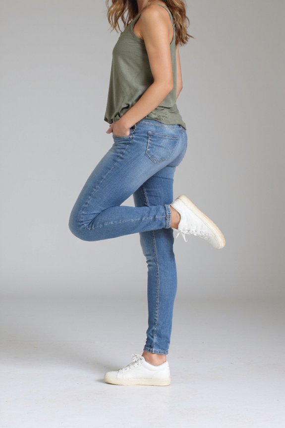 denim inspired leggings for comfort