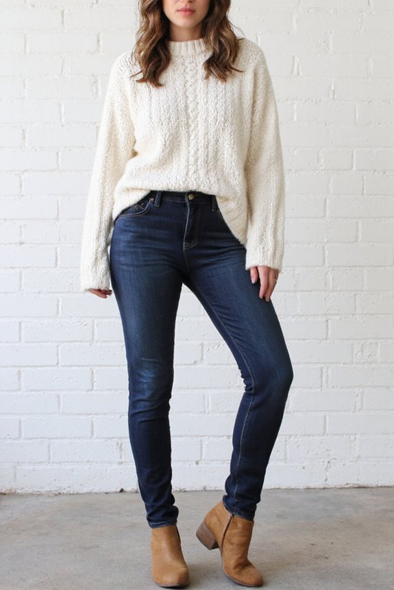 denim style leggings with control