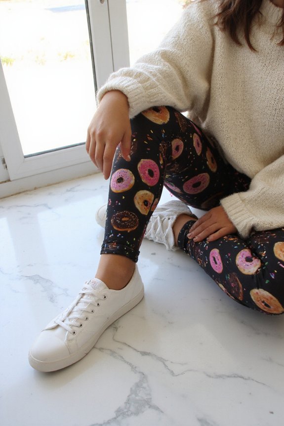 dessert themed playful leggings style