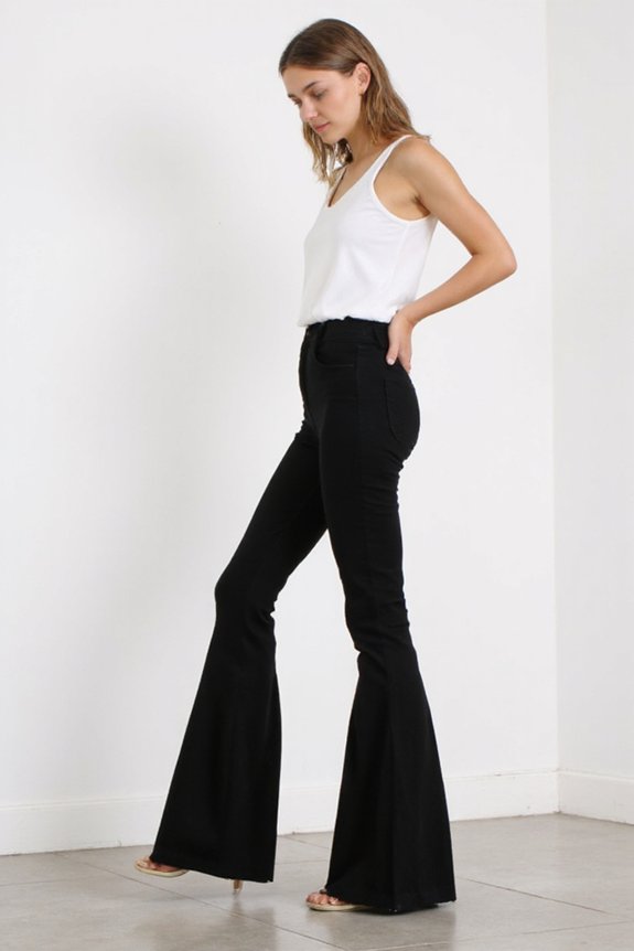 elevated waist flattering flare