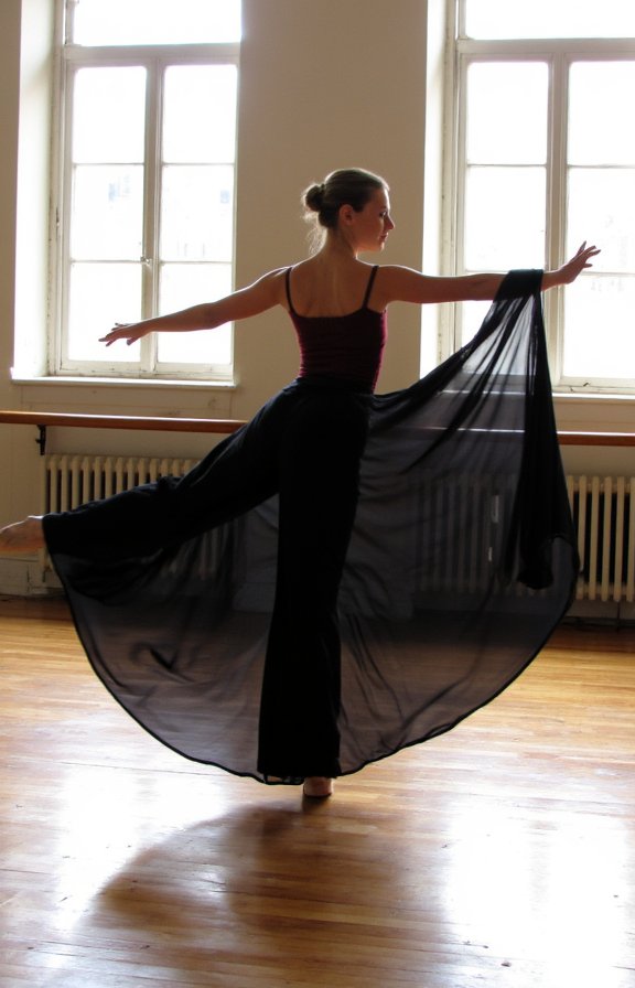 expressive wide leg dance pants
