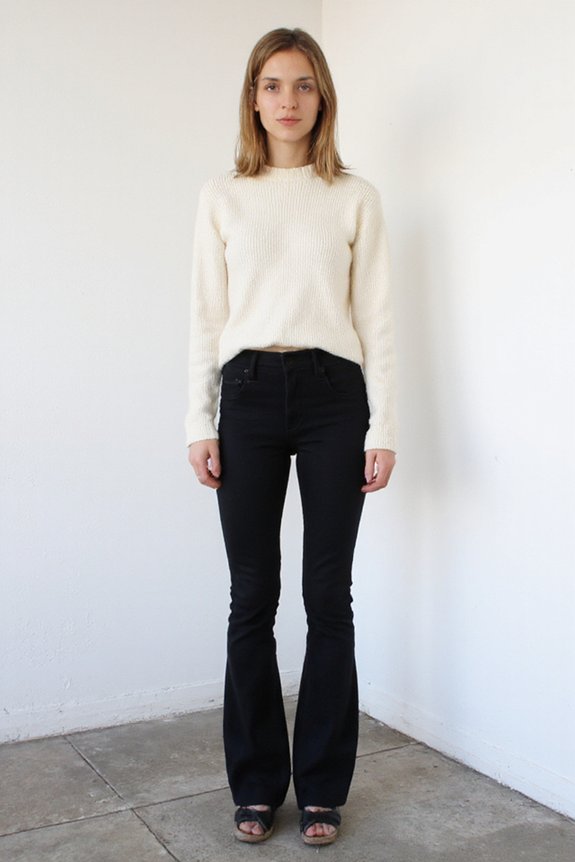 flattering high waisted flare leggings