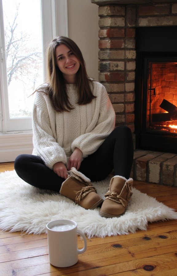 fleece lined warmth for winter