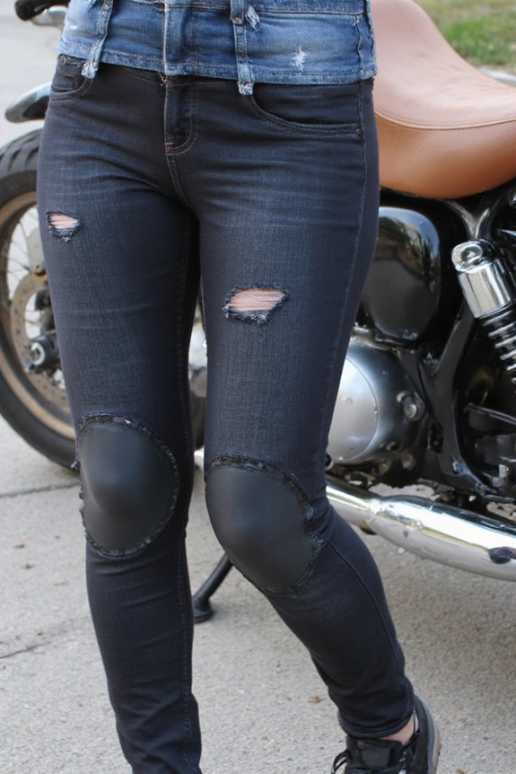 lightweight armored riding leggings