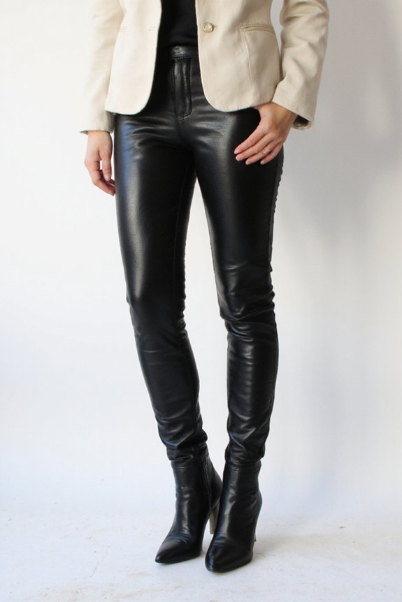 luxe faux leather leggings
