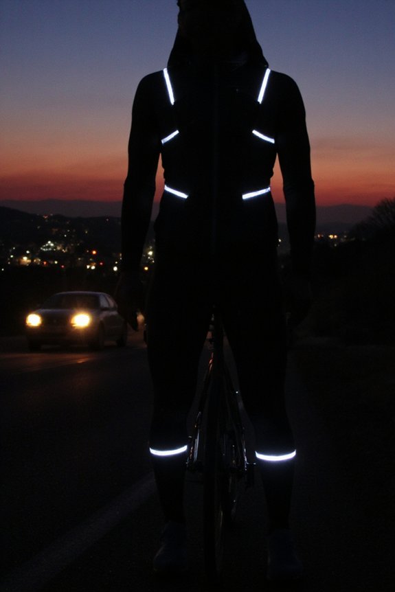 reflective safety cycling apparel