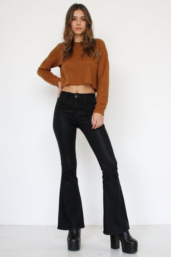 retro bell bottom leggings