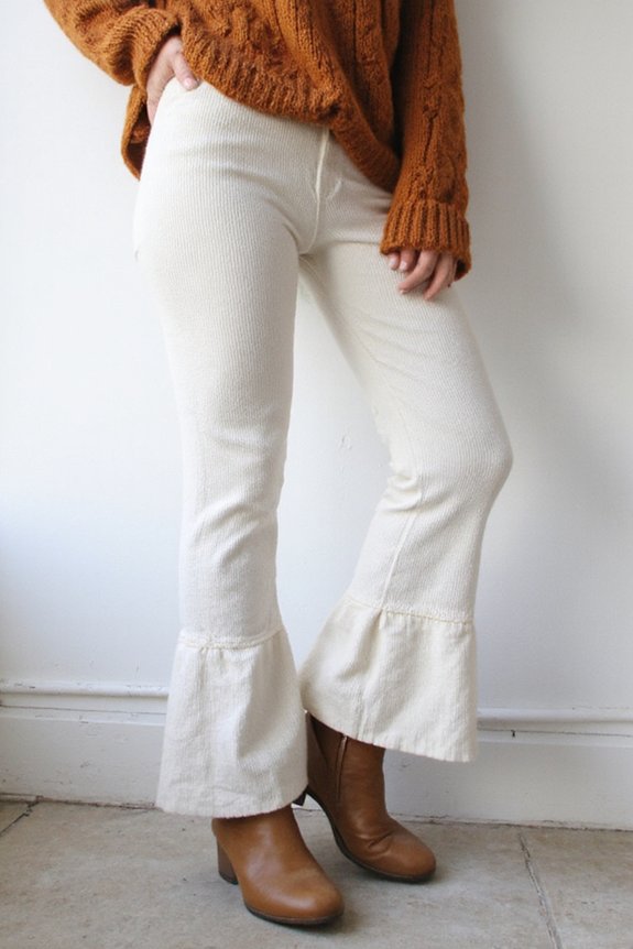 retro inspired cozy leggings