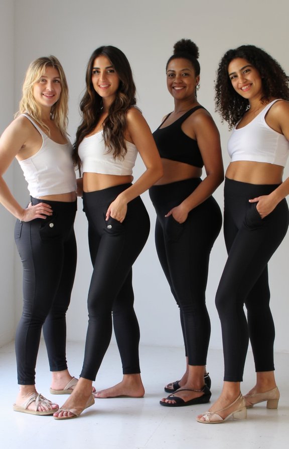 size inclusive leggings pockets