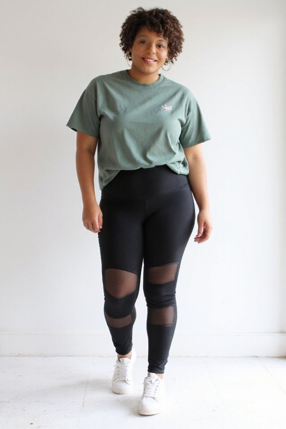 size inclusive sustainable leggings