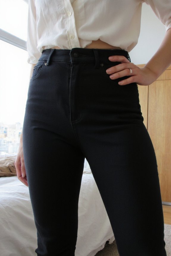 sleek high rise leggings style