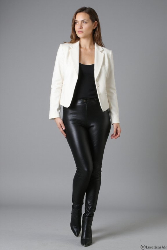sleek sculpting faux leggings