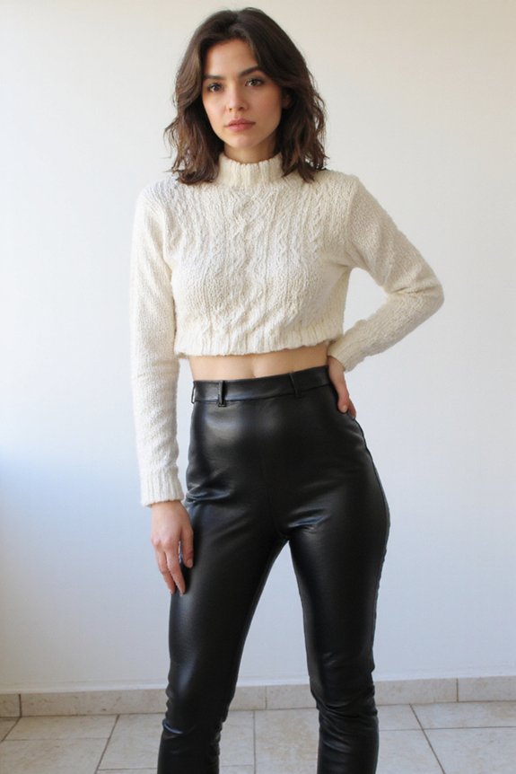 stylish high waisted leggings