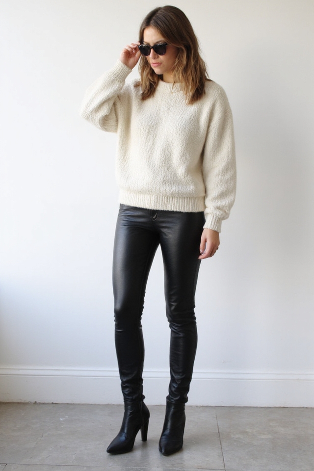stylish leather legging options