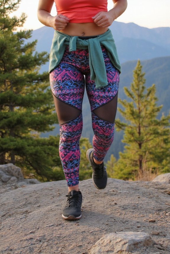 stylish performance trail leggings