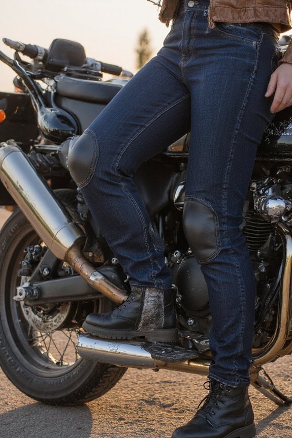 stylish protective motorcycle jeggings