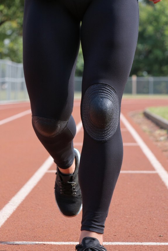 targeted compression knee support