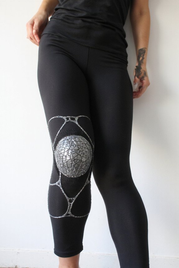 targeted knee support leggings