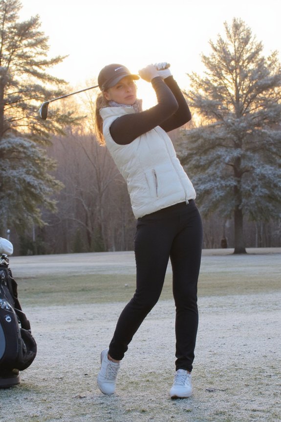 thermal leggings for winter golf
