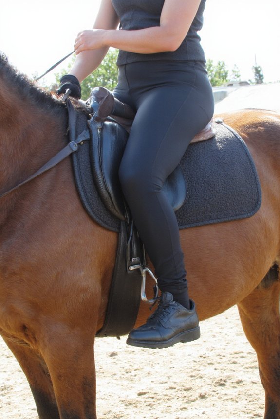 unrestricted movement riding leggings