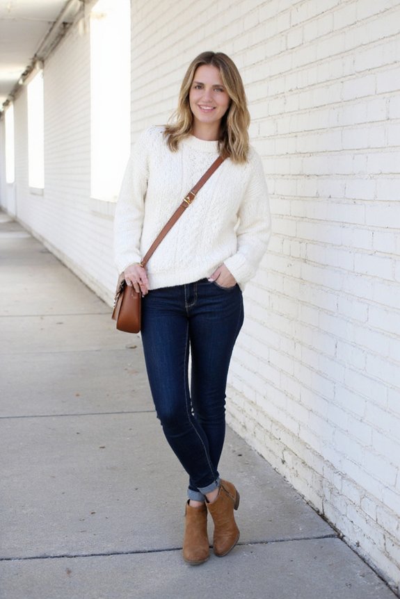 versatile full length denim leggings