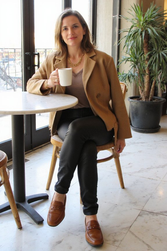 versatile matte faux leggings