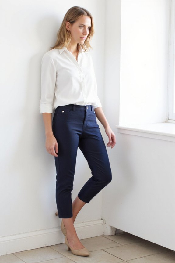 versatile ponte fabric capris