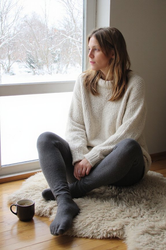 warm odor resistant winter leggings