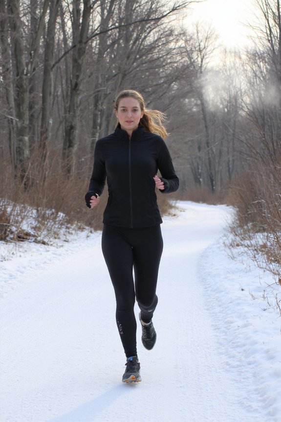 warm stretchy moisture wicking tights