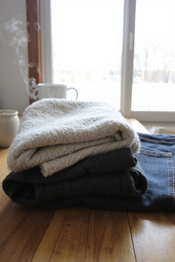 warm wool blend leggings