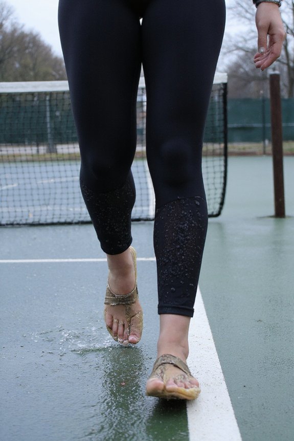 water resistant tennis leggings