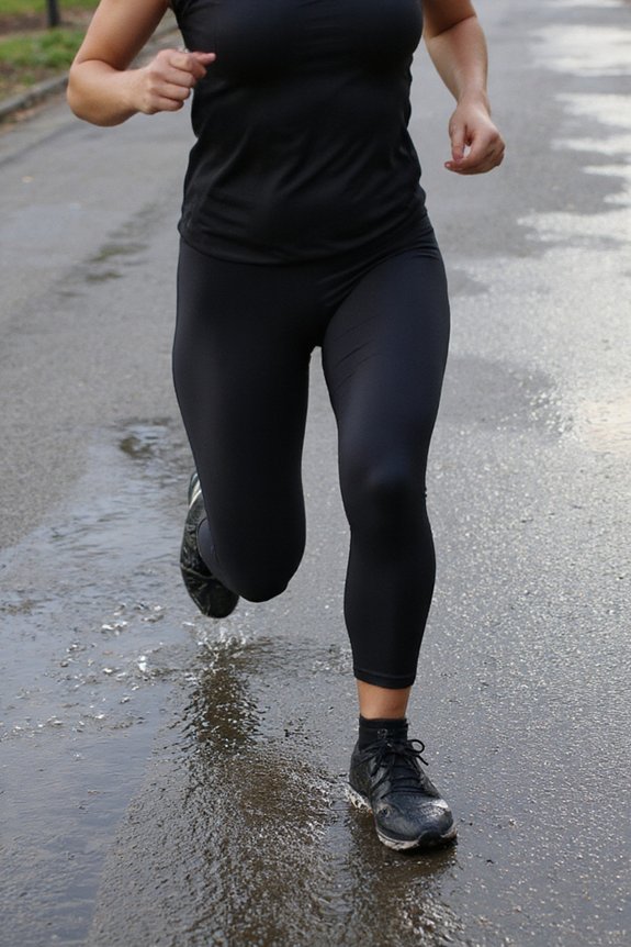 waterproof stretch workout leggings